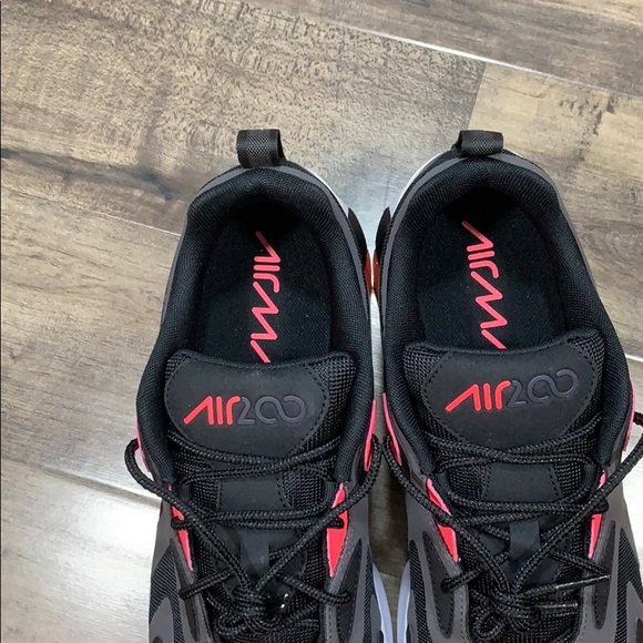 NIKE AIR MAX 200 Thunder Grey/Hot Punch-Black - Picture 12 of 16